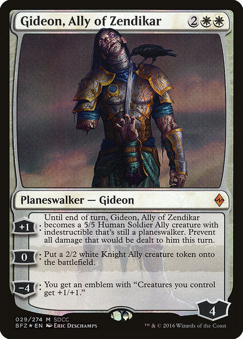 Gideon, Ally of Zendikar [San Diego Comic-Con 2016] | Galactic Gamez