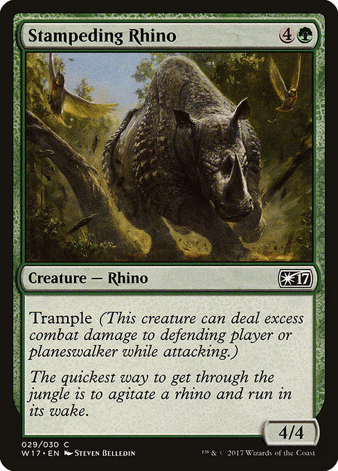 Stampeding Rhino [Welcome Deck 2017] | Galactic Gamez