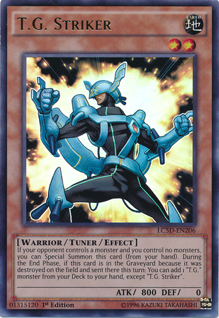 T.G. Striker [LC5D-EN206] Ultra Rare | Galactic Gamez