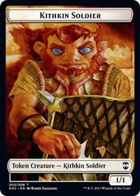 Kithkin Soldier // Pegasus Double-sided Token [Kaldheim Commander Tokens] | Galactic Gamez
