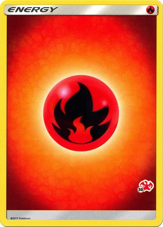 Fire Energy (Charizard Stamp #38) [Battle Academy 2020] | Galactic Gamez