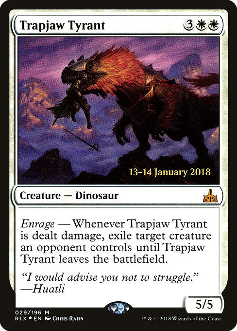 Trapjaw Tyrant [Rivals of Ixalan Promos] | Galactic Gamez