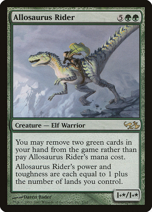Allosaurus Rider [Duel Decks: Elves vs. Goblins] | Galactic Gamez