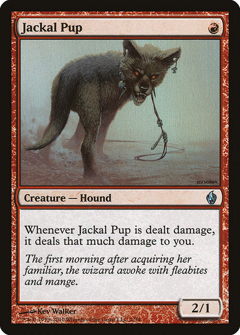 Jackal Pup [Premium Deck Series: Fire and Lightning] | Galactic Gamez