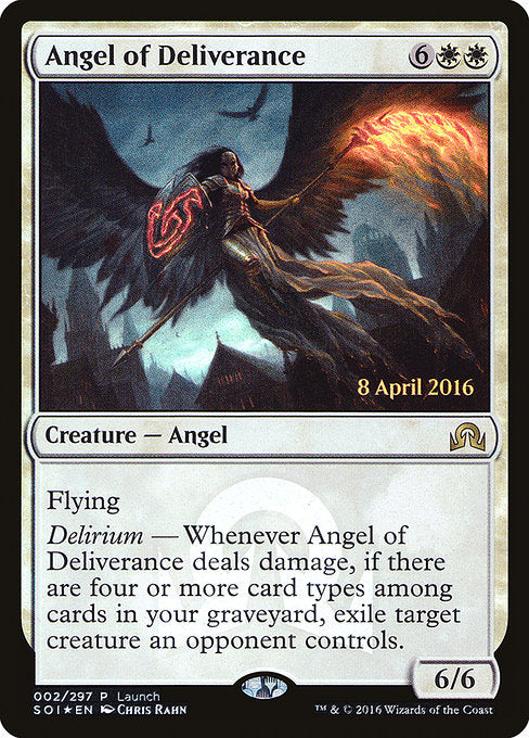 Angel of Deliverance [Shadows over Innistrad Promos] | Galactic Gamez