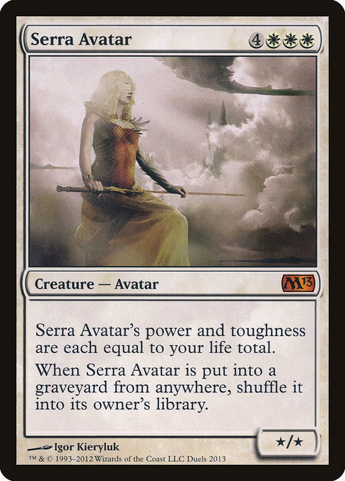 Serra Avatar [Duels of the Planeswalkers Promos 2012] | Galactic Gamez