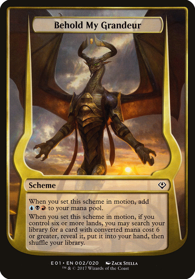 Behold My Grandeur [Archenemy: Nicol Bolas] | Galactic Gamez