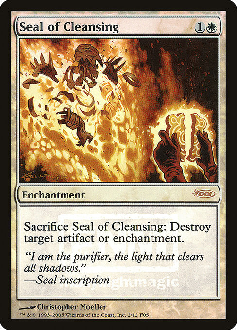 Seal of Cleansing [Friday Night Magic 2005] | Galactic Gamez