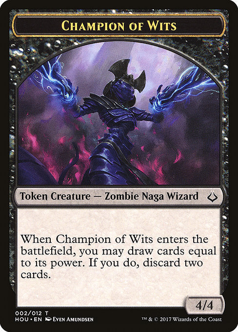 Champion of Wits Token [Hour of Devastation Tokens] | Galactic Gamez