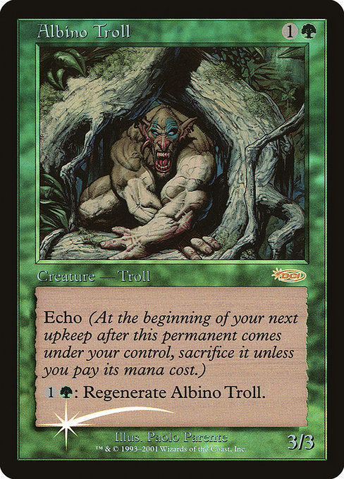 Albino Troll [Friday Night Magic 2002] | Galactic Gamez