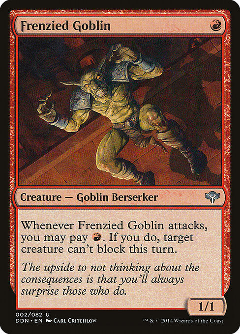 Frenzied Goblin [Duel Decks: Speed vs. Cunning] | Galactic Gamez