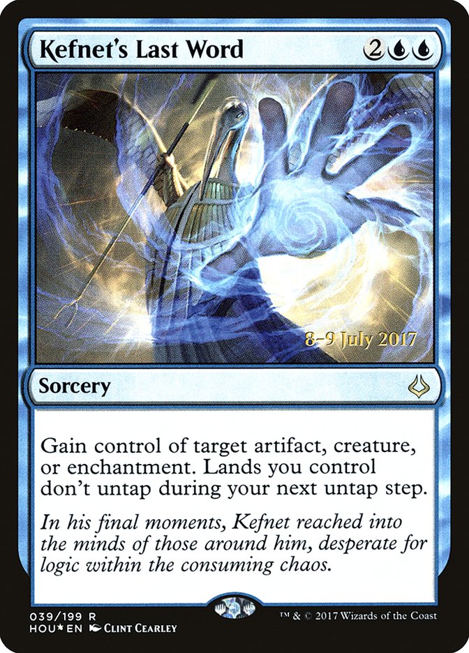 Kefnet's Last Word  [Hour of Devastation Prerelease Promos] | Galactic Gamez