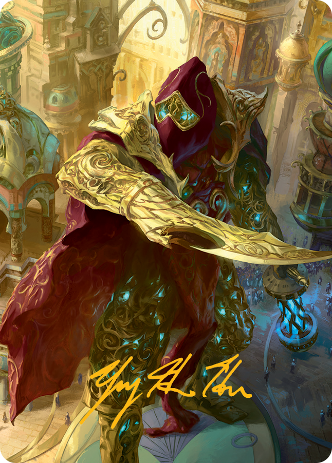 Baral, Chief of Compliance Art Card (Gold-Stamped Signature) [March of the Machine Art Series] | Galactic Gamez