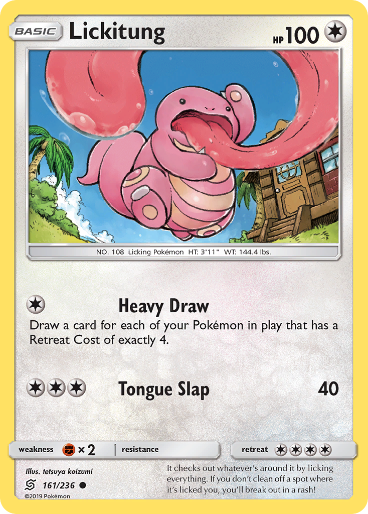 Lickitung (161/236) [Sun & Moon: Unified Minds] | Galactic Gamez