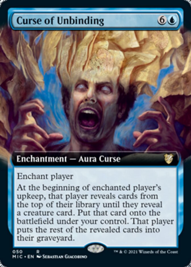 Curse of Unbinding (Extended) [Innistrad: Midnight Hunt Commander] | Galactic Gamez