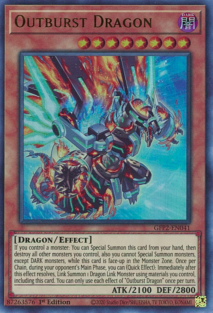 Outburst Dragon [GFP2-EN041] Ultra Rare | Galactic Gamez