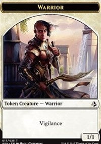 Warrior // Labyrinth Guardian Token [Amonkhet Tokens] | Galactic Gamez