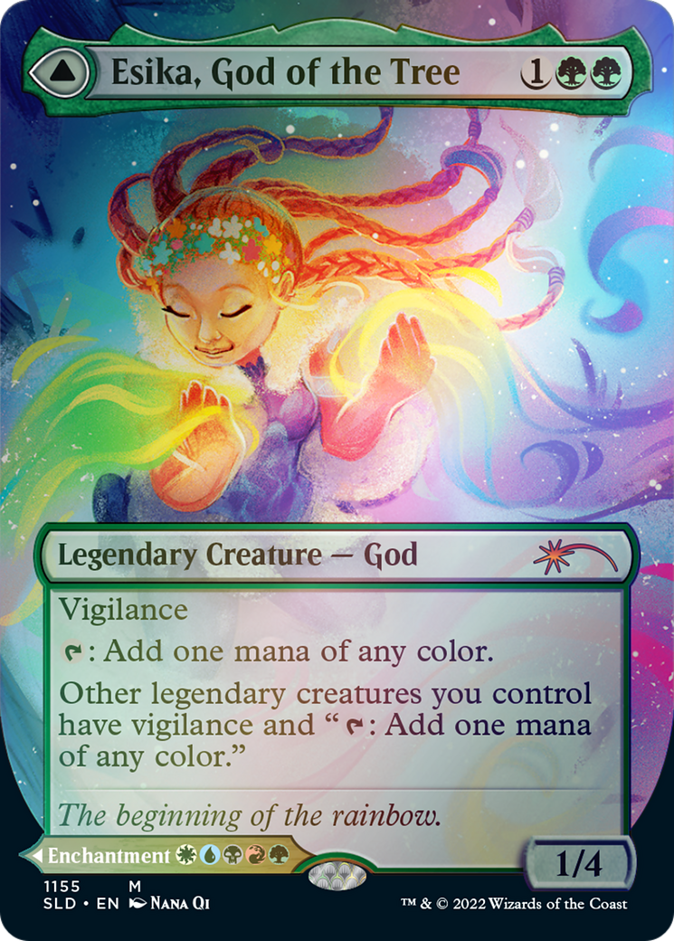 Esika, God of the Tree // The Prismatic Bridge (Borderless) [Secret Lair: From Cute to Brute] | Galactic Gamez
