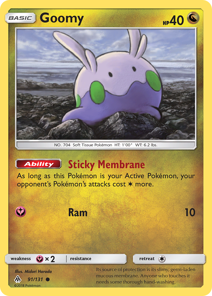 Goomy (91/131) [Sun & Moon: Forbidden Light] | Galactic Gamez