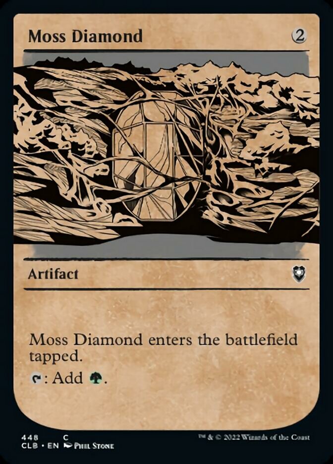 Moss Diamond (Showcase) [Commander Legends: Battle for Baldur's Gate] | Galactic Gamez
