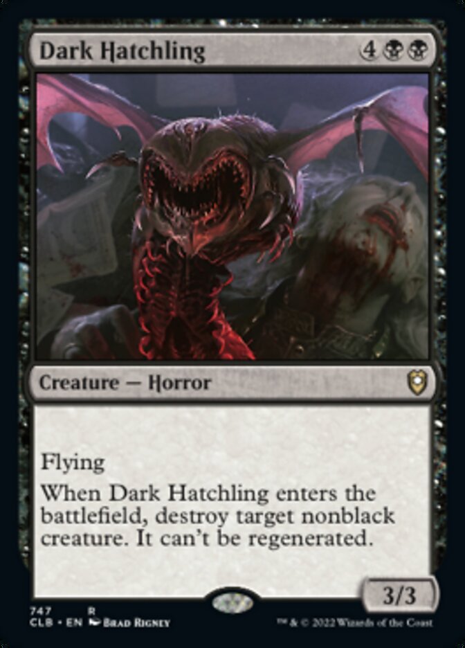 Dark Hatchling [Commander Legends: Battle for Baldur's Gate] | Galactic Gamez