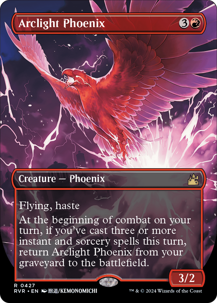 Arclight Phoenix (Anime Borderless) [Ravnica Remastered] | Galactic Gamez