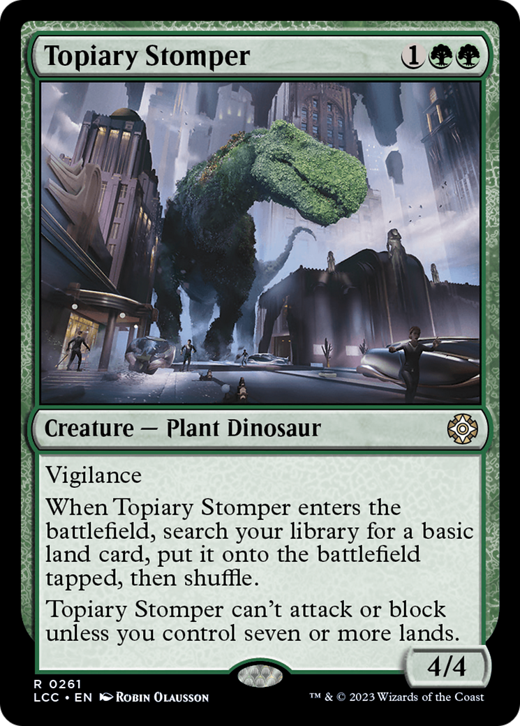 Topiary Stomper [The Lost Caverns of Ixalan Commander] | Galactic Gamez