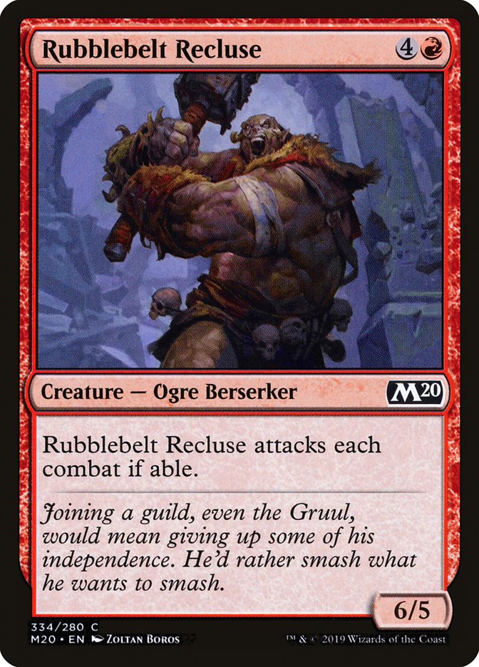 Rubblebelt Recluse [Core Set 2020] | Galactic Gamez