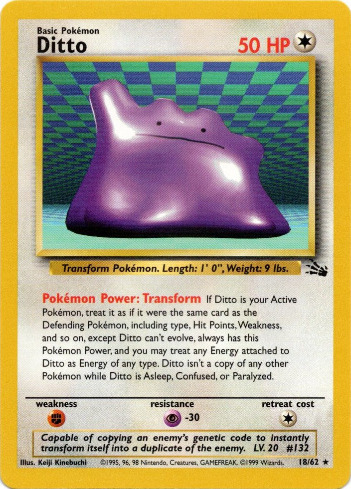 Ditto (18/62) [Fossil Unlimited] | Galactic Gamez