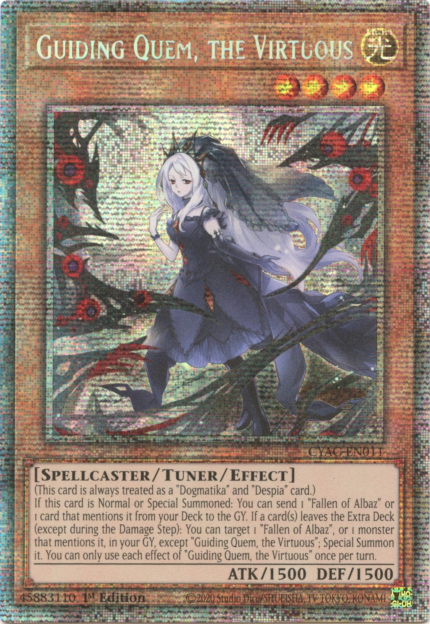 Guiding Quem, the Virtuous [CYAC-EN011] Starlight Rare | Galactic Gamez
