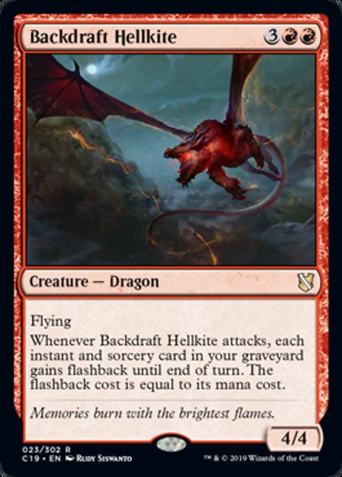 Backdraft Hellkite [Commander 2019] | Galactic Gamez