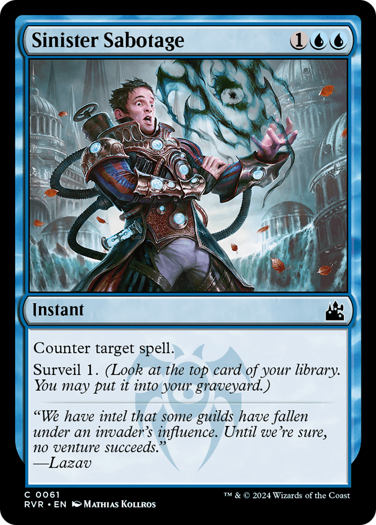 Sinister Sabotage [Ravnica Remastered] | Galactic Gamez