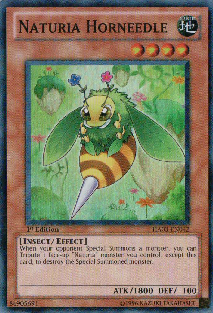 Naturia Horneedle [HA03-EN042] Super Rare | Galactic Gamez