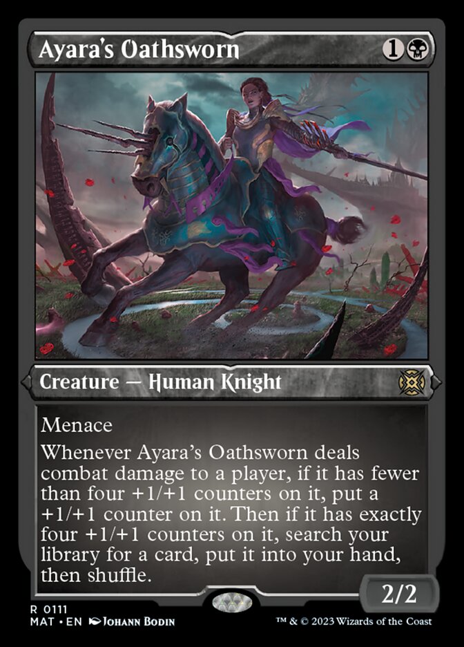 Ayara's Oathsworn (Foil Etched) [March of the Machine: The Aftermath] | Galactic Gamez