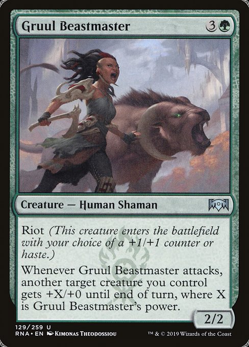 Gruul Beastmaster [Ravnica Allegiance] | Galactic Gamez