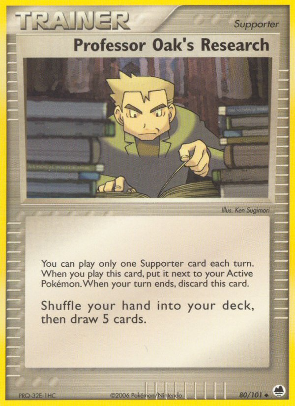 Professor Oak's Research (80/101) [EX: Dragon Frontiers] | Galactic Gamez