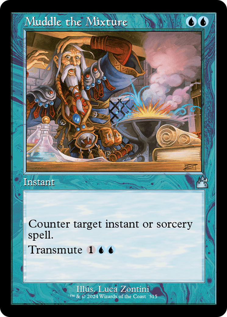 Muddle the Mixture (Retro Frame) [Ravnica Remastered] | Galactic Gamez