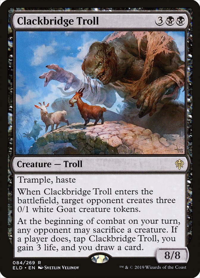 Clackbridge Troll [Throne of Eldraine] | Galactic Gamez