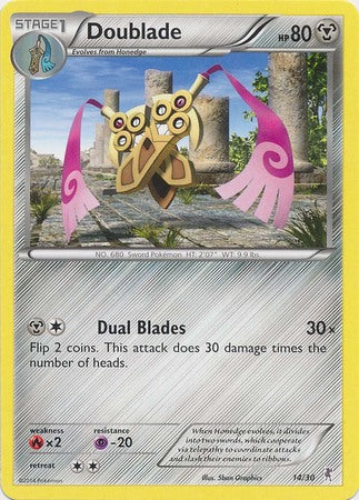 Doublade (14/30) [XY: Trainer Kit 1 - Bisharp] | Galactic Gamez