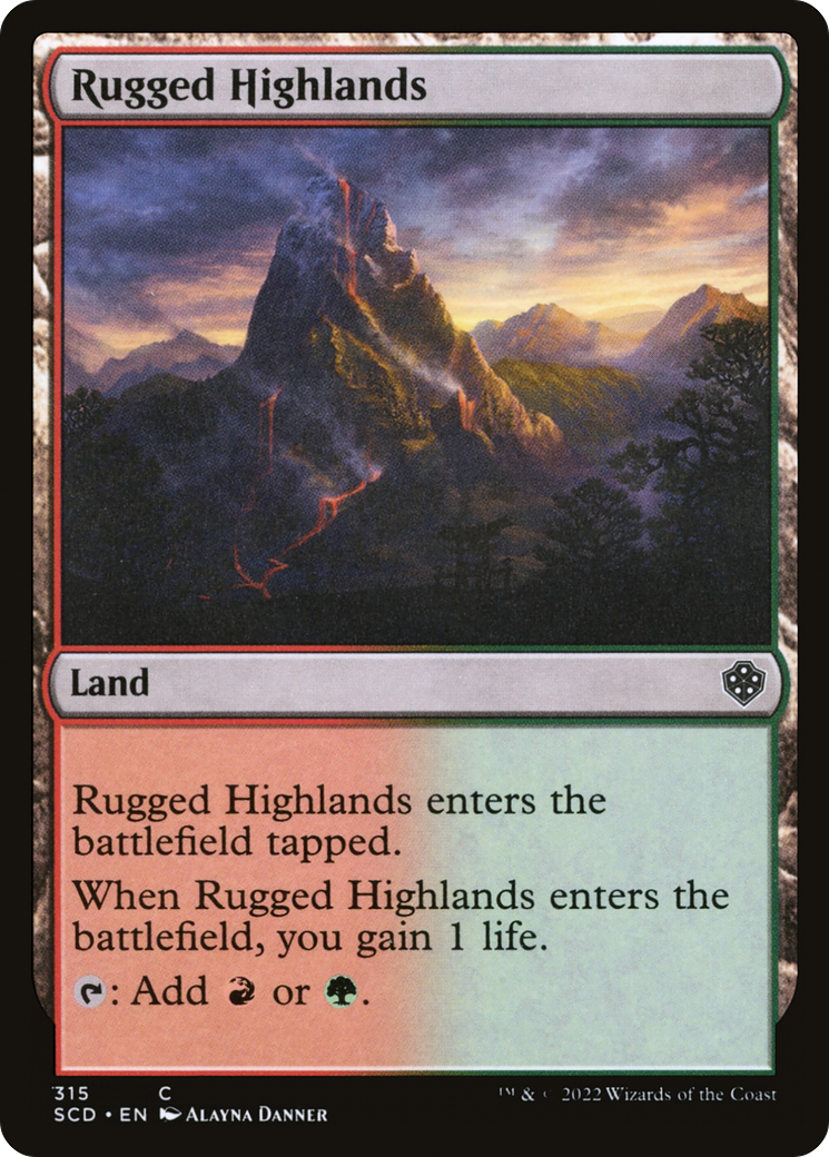 Rugged Highlands [Starter Commander Decks] | Galactic Gamez