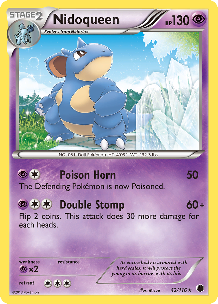 Nidoqueen (42/116) [Black & White: Plasma Freeze] | Galactic Gamez