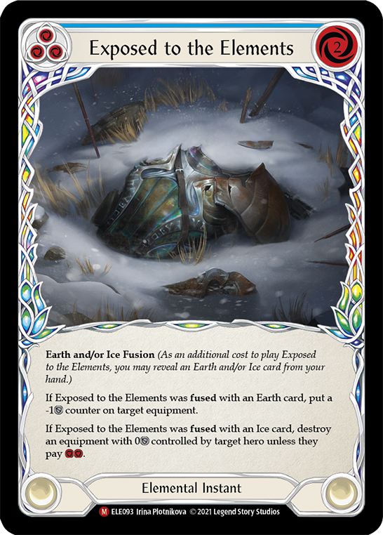 Exposed to the Elements [ELE093] (Tales of Aria)  1st Edition Rainbow Foil | Galactic Gamez