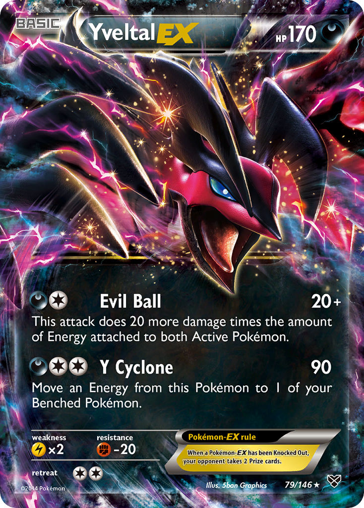 Yveltal EX (79/146) [XY: Base Set] | Galactic Gamez