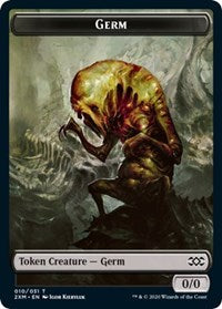 Germ // Human Soldier Double-sided Token [Double Masters Tokens] | Galactic Gamez