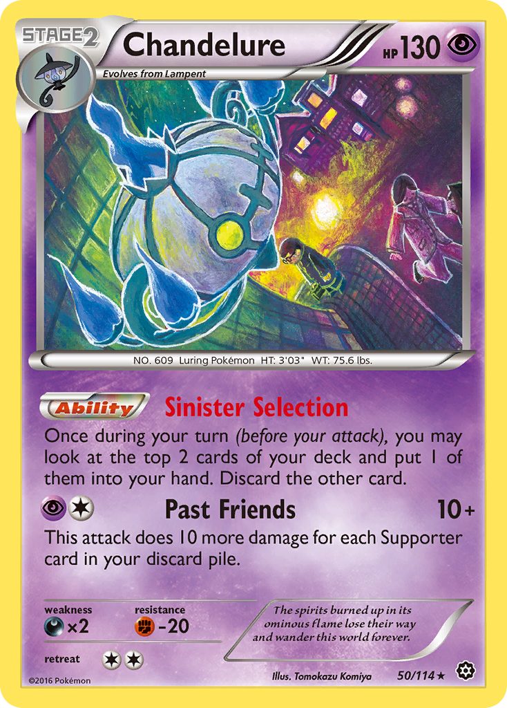 Chandelure (50/114) [XY: Steam Siege] | Galactic Gamez