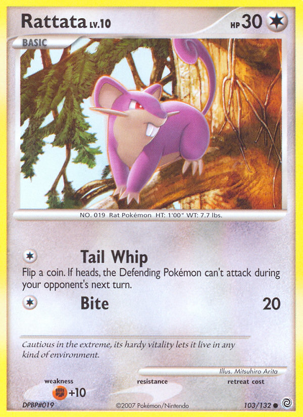 Rattata (103/132) [Diamond & Pearl: Secret Wonders] | Galactic Gamez