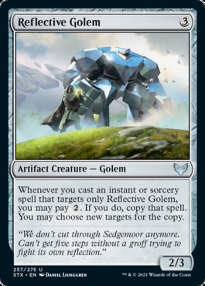 Reflective Golem [Strixhaven: School of Mages] | Galactic Gamez