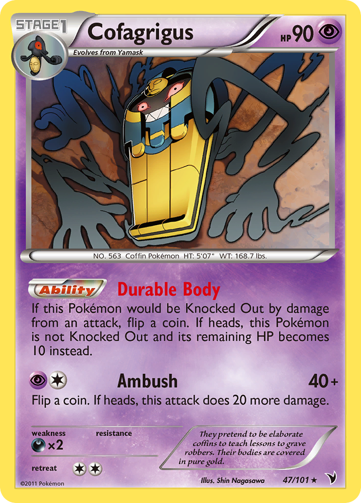 Cofagrigus (47/101) [Black & White: Noble Victories] | Galactic Gamez