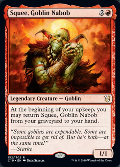 Squee, Goblin Nabob [Commander 2019] | Galactic Gamez