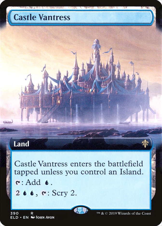 Castle Vantress (Extended Art) [Throne of Eldraine] | Galactic Gamez
